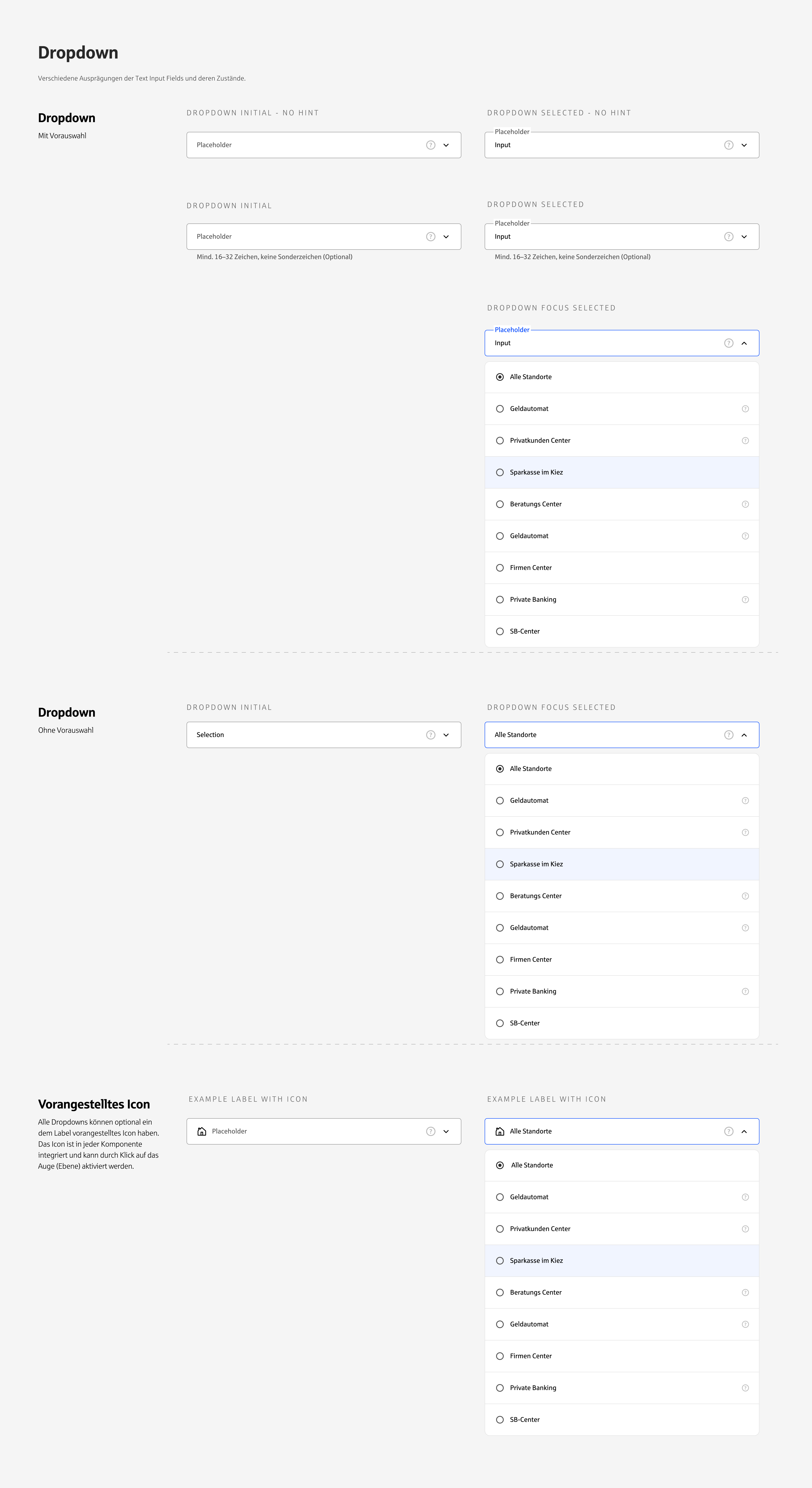 Design-System Dropdown