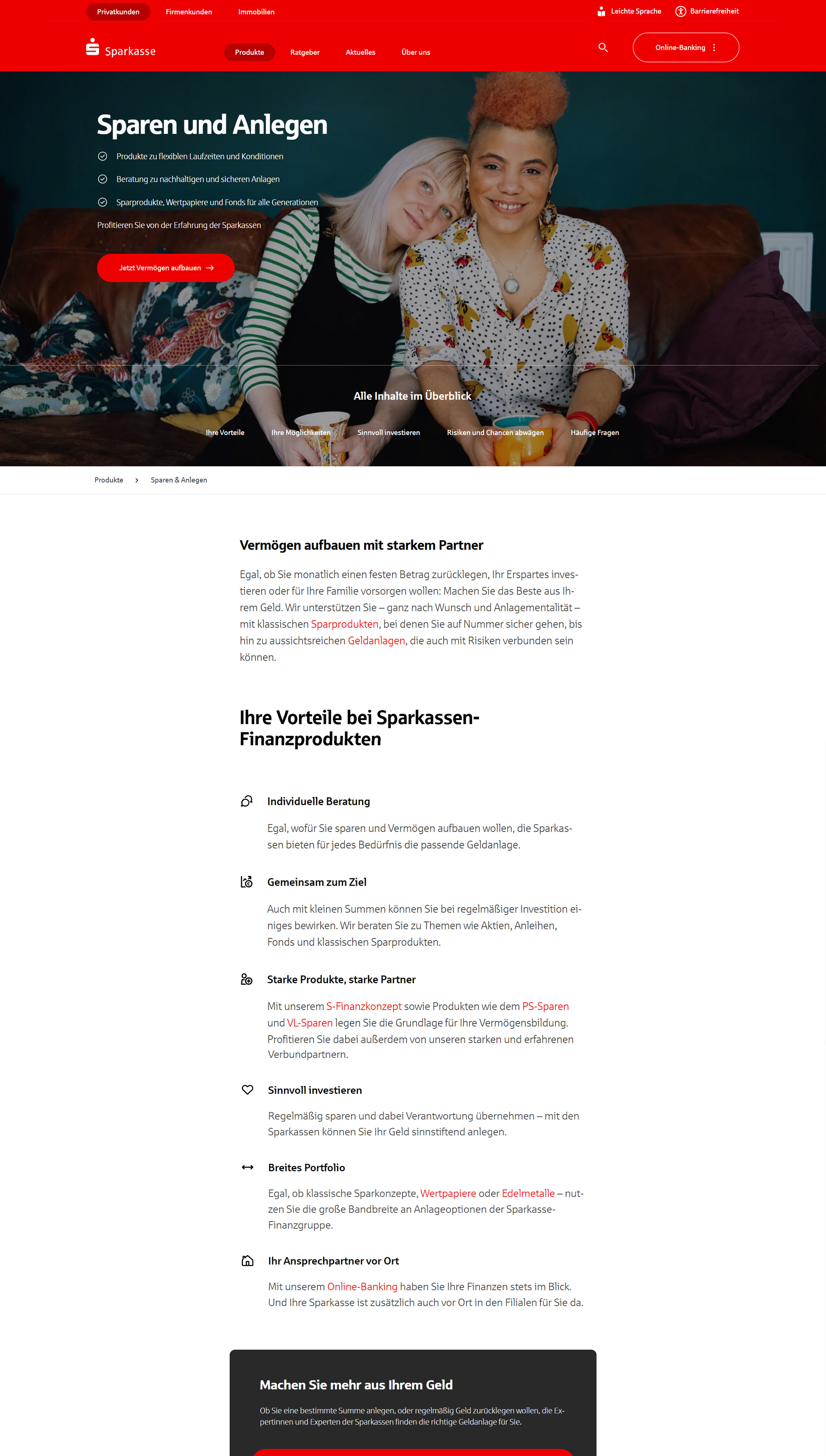 Sparkasse Sparen & Anlegen