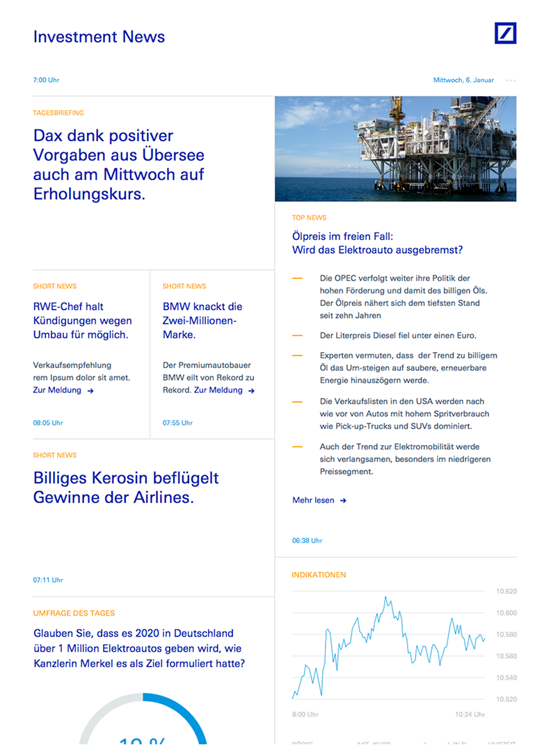 Deutsche Bank Projekt